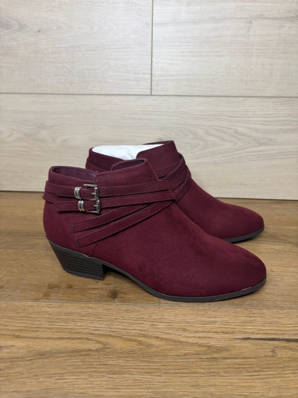 Style & Co Willoww Booties Berry MC Size 7.5M